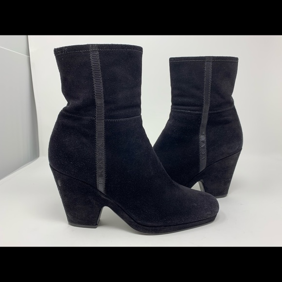 PRADA SUEDE ANKLE BOOTS - Picture 2 of 8
